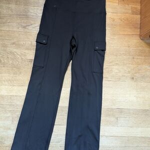 Athleta Black Cargo Leggings